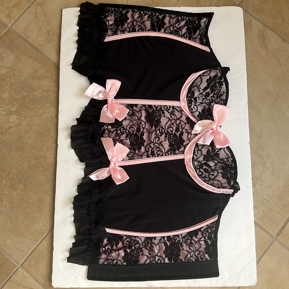 Strapless Corset Lace Underwire Corset Bra – Size Large - Picture 12 of 12